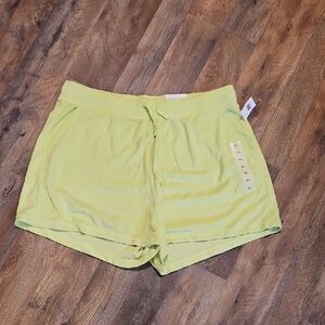👖Old Navy Lime Green Drawstring Terrycloth Shorts